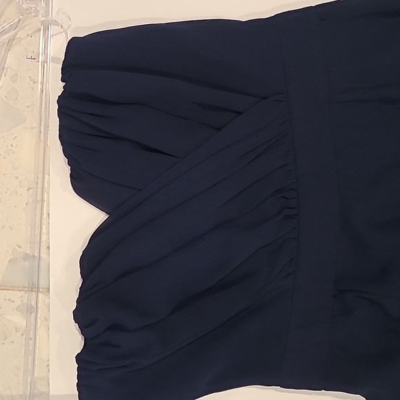 NWT Lulus Formal Navy Dramatic Full Length Dress - Picture 4 of 4